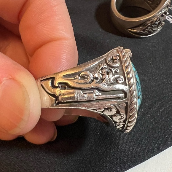 Unrivaled Designs Men’s “double ringer” Ring - Picture 3 of 8